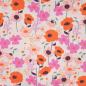 Preview: 0,5 MTR. ♥ WEICHER FEINCORD COLOURFUL FLOWERS ♥
