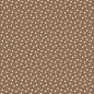 Preview: 0,5 MTR. NATURAL DOTS BRAUN - SOFT SWEAT