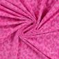 Preview: 0,5 MTR. ♥ FROTTEE JACQUARD LEO PINK ♥