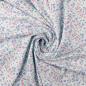 Preview: 0,50 MTR. ♥ SOFT BLOSSOM STREUBLÜMCHEN HELLBLAU JERSEY ♥