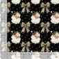 Preview: 0,5 MTR. X-MAS LEO BOWS SANTA - SOFT SWEAT