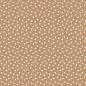 Preview: 0,5 MTR. NATURAL DOTS CARAMEL - SOFT SWEAT