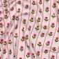 Preview: 0,5 MTR. ♥ RIPPSTRICK JERSEY  LILLE BLOMST ROSE ♥