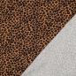 Preview: 0,50 MTR. LEO KOMBI BOWS BRAUN (FLIEDER) FRENCH TERRY
