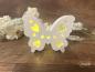 Preview: 1 STÜCK ♥ GIESSFORM SILIKON SCHMETTERLING HERZ VORDERSEITE FÜR LED ♥