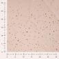 Preview: 0,50 MTR. ♥ GOLDEN BLUSH FOIL TAUPE JERSEY ♥