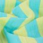 Preview: 0,5 MTR. ♥ MuSSELIN STREIFEN AQUA LEMON ♥