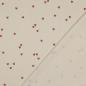 Preview: 0,5 MTR. ♥ RIPPSTRICK JERSEY HERZCHEN - NATUR ♥