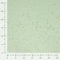 Preview: 0,50 MTR. ♥ GOLDEN BLUSH FOIL DUSTY MINT JERSEY ♥