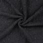 Preview: 0,5 MTR. ♥ Elastische Spitze BLUMEN - SCHWARZ  - Spitzenstoff ♥