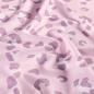 Preview: 0,5 MTR.  ♥ BADESTOFF LYCRA LEO LOVE FLIEDER UPF50 ♥
