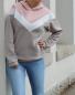 Preview: 0,5 MTR. HEAVY SWEAT KUSCHLIGER WINTER SWEAT BEIGE MELANGE -6153-Bündchen exakt passend