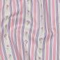 Preview: 0,5 MTR.♥  FLOWERS & STRIPES ROSA FLIEDER BAUMWOLL POPELINE ♥