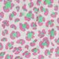 Preview: 0,5 MTR. ♥ FUNKY LEO HELLROSE-LIME-PINK - MUSSELIN ♥