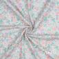 Preview: 0,5 MTR. ♥ FLOWERS FLIEDER - APRICOT MUSSELIN ♥