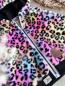 Preview: 0,5 MTR. ♥ TEDDY LEO MULTICOLOR RAINBOW ♥