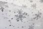 Preview: 0,5 MTR. ♥ WEICHER EISKRISTALL TüLL NATUR/SILBER ♥
