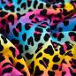 Preview: 0,50 MTR. LEO RAINBOW MULTI COLOR STRIPES - FRENCH TERRY