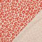 Preview: 0,50 MTR. LEO LOVER ORANGE - FRENCH TERRY