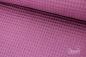 Preview: 0,50 MTR. ♥ Waffel Piqué BROMBEERE - Baumwollstoff ♥
