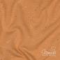 Preview: 0,5 MTR. ♥ Kuschliger KONFETTI SWEAT CARAMEL - bunte Tupfen - Farbeffekte ♥