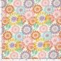 Preview: 0,5 MTR. ♥ MuSSELIN MULTICOLOUR SUNFLOWERS ♥