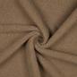 Preview: RESTSTÜCK 1,40 MTR.  ♥ TEDDY/FLEECE DOUBLEFACE TAUPE ♥