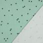 Preview: 0,5 MTR. ♥ RIPPSTRICK JERSEY HERZCHEN - MINT ♥