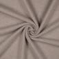 Preview: 0,5 MTR. ♥ Doubelface Baumwollfleece BEIGE MELANGE - 100% Baumwolle ♥
