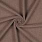 Preview: 0,5 MTR. ♥ Doubelface Baumwollfleece  BRAUN MELANGE - 100% Baumwolle ♥