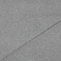 Preview: 0,5 MTR. ♥ Doubelface Baumwollfleece HELLGRau MELANGE - 100% Baumwolle ♥
