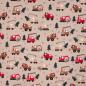 Preview: 0,50 MTR. ♥ LITTLE CHRISTMAS TRUCKS ♥