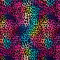 Preview: 0,50 MTR. LEO RAINBOW MULTI COLOR SPLASH - FRENCH TERRY