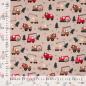 Preview: 0,50 MTR. ♥ LITTLE CHRISTMAS TRUCKS ♥