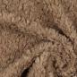 Preview: 0,5 MTR. ♥ SUPER FLAUSCHIGER TEDDY BOUCLE TAUPE