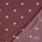 Preview: 0,5 MTR. ♥ DAISIES TEDDY  ALTMAUVE/AUBERGINE ♥