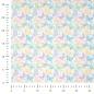 Preview: 0,5 MTR. PASTELL COLOURFUL SCHMETTERLINGE BAUMWOLLE