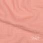 Preview: 0,5 MTR. ♥ DouBLE GAUZE - Musselin APRICOT - Baumwollstoff ♥