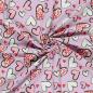 Preview: 0,50 MTR.  ♥ LEO HEARTS ROSA DREAM JERSEY ♥