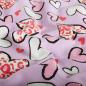 Preview: 0,50 MTR.  ♥ LEO HEARTS ROSA DREAM JERSEY ♥