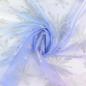 Preview: 0,5 MTR. ♥ SOFT TüLL EISKRISTALLE FARBVERLAUF FLIEDER/EISBLAU  ♥
