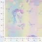 Preview: 0,5 MTR. ♥ SOFT TüLL GLITZER UNICORN BUTTERFLY MULTICOLOUR  ♥