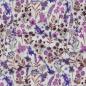 Preview: 0,5 MTR. ♥ RIPPSTRICK JERSEY AUTUMN FLOWERS LILA ♥