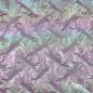 Preview: 0,5 MTR. ♥ RAINBOW SHINY ABGESTEPPTER JACKENSTOFF - FLUOREZIEREND ♥