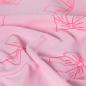 Preview: 0,5 MTR. GLITTER SCHLEIFCHEN PINK - FRENCH TERRY