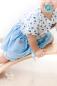 Preview: 0,5 MTR. ♥ KUSCHLIG WEICHER BIO SoFT SWEAT HeLLBLAU ♥