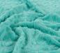Preview: 0,5 MTR. ♥ FROTTEE JACQUARD LEO MINT ♥