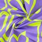 Preview: 0,50 MTR. NEON HEARTS HELL LILA SOFT SWEAT FRENCH TERRY