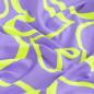 Preview: 0,50 MTR. NEON HEARTS HELL LILA SOFT SWEAT FRENCH TERRY