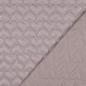 Preview: 0,5 MTR. ♥ ABGESTEPPTER JACKENSTOFF GLITZER FOIL HERZEN ♥